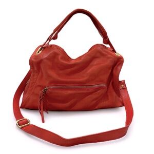 Italian 🇮🇹Leather Pablo Bag 🧡w Removable Shoulder Strap